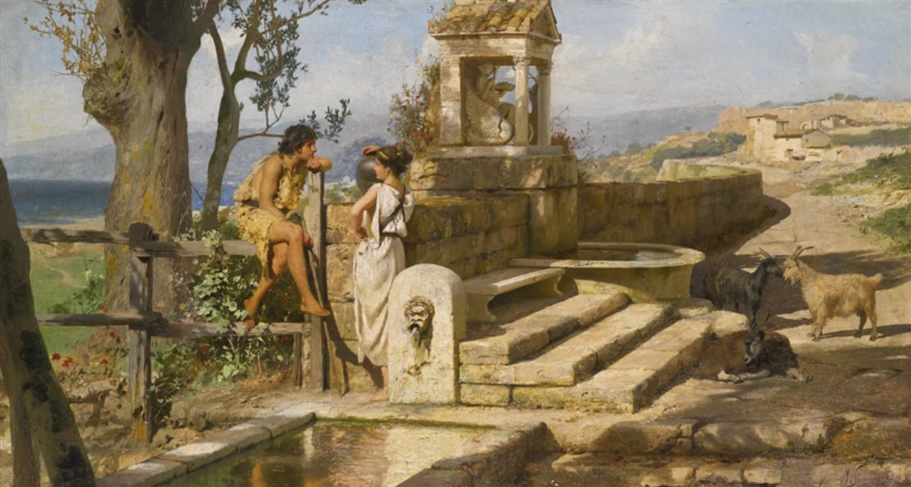 Henryk Siemiradzki - 127, Conversazione della Primavera